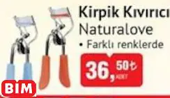 NATURALOVE KİRPİK KIVIRICI NATURALOVE KİRPİK KIVIRICI